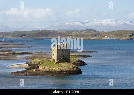 Castle Stalker Appin Argyll schottischen Schottland, Vereinigtes Königreich Stockfoto