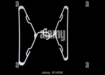 Kleiderbügel Stockfoto