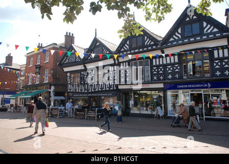 High Street in Nantwich Cheshire England Stockfoto