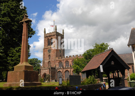 Holy Trinity Church am Eccleshall in Staffordshire England Stockfoto