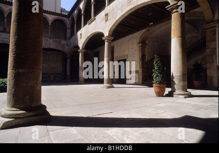 Casa De La Caritat Pati Manning (alte Liebe Haus Manning Hof)-Barcelona-Katalonien-Spanien Stockfoto