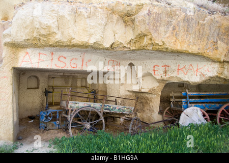 Die antiken griechischen Dorf Sinasos, jetzt bekannt als Mustafapasa in der einstigen Zentral-Anatolien-Türkei Stockfoto