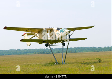 PZL-Mielec M-15 Belphegor Ernte Spritzen Flugzeug in Ungarn Stockfoto