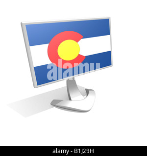 Flagge Colorado State usa us Stockfoto
