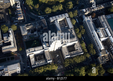 Antenne anzeigen Nord östlich von Senat-Haus und der Brunei Gallery der University of London Bloomsbury WC1 England UK Stockfoto