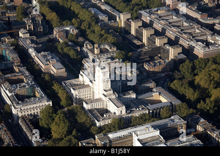 Luftbild nördlich von Senat Haus Brunei Gallery und University of London und innerstädtischen Gebäude Bloomsbury London WC1 England Stockfoto