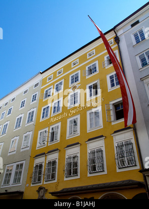 Mozarts Geburtshaus, Österreich, Salzburg Stockfoto