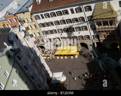 Goldenes Dachl in der Altstadt von Innsbruck, Österreich, Tirol, Innsbruck Stockfoto