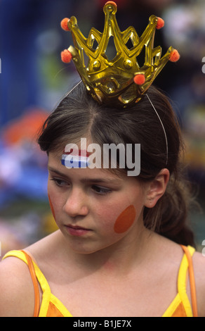 Feierlichkeiten zum Tag der Königin. Amsterdam, Niederlande. Stockfoto