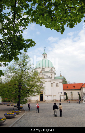 Kirche St. Kazimierz (Schwestern der heiligen Sakramente), der Neustadt in Warschau, Polen Stockfoto