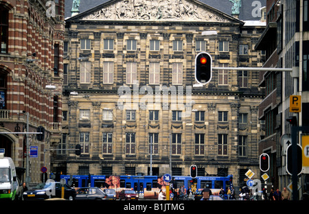 Europa Niederlande Amsterdam das Koninklijk Paleis oder Royal palace Stockfoto