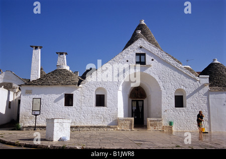 Trullo Sovrano, Alberobello, Apulien, Provinz Bari, Italien Stockfoto