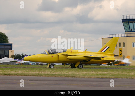 Folland Gnat Rollen Kemble Air Show 2008 Stockfoto