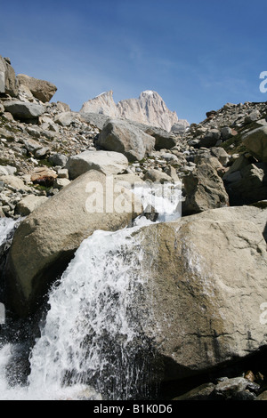 Mount Fitzroy in Parque Nacional Los Glaciares, Argentinien Stockfoto