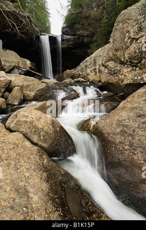 Kaskade unten Adler fällt Cumberland Falls State Park Kentucky Stockfoto