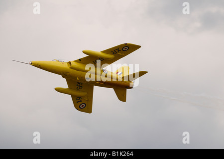 Folland Gnat fliegen vorbei Kemble Air Show 2008 Stockfoto