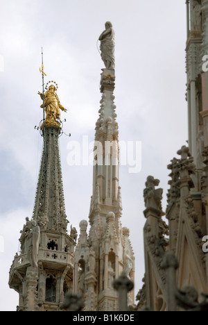 Die Kathedrale in Mailand, Lombardei, Italien. Stockfoto