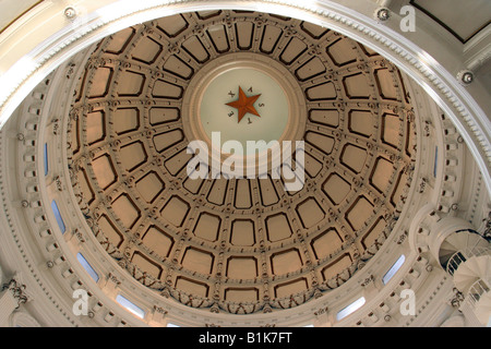 Ein schönes sauberes Bild von der Texas State Capitol Building in der Innenstadt von Austin Texas Stockfoto