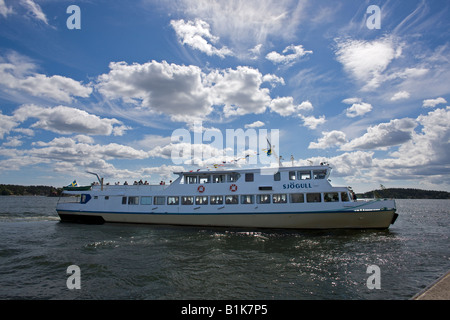 Mittsommer in Schweden (Vaxholm) Stockfoto