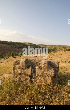 Berg der Götter in der Bildhauerwerkstatt von Yesemek und Freilichtmuseum in der Nähe von Islahiye in der Provinz Gaziantep, Türkei S E Stockfoto