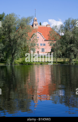 Schauman Burg, Jyväskylä, Mittelfinnland. Stockfoto