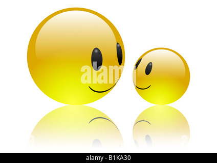 Aqua Emoticons - Freundschaft [Alternative Version] Stockfoto