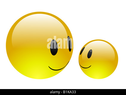 Aqua Emoticons - Freundschaft [Alternative Version] Stockfoto
