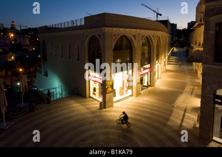 Israel Jerusalem Mamilla Nachbarschaft Alrov Projekt neues großes Einkaufszentrum Stockfoto