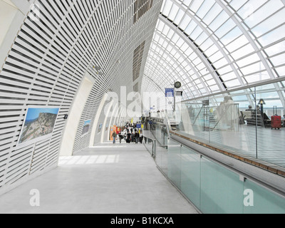 TGV-Bahnhof Avignon Frankreich Stockfoto