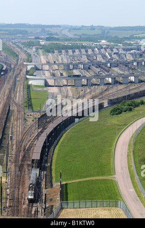 Folkestone Channel tunnel Stockfoto