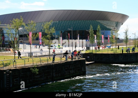 Echo-Arena und BT Convention Centre Liverpool Waterfront Veranstaltungsort England uk gb Stockfoto