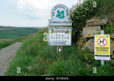 Poldhu Bucht in der Nähe von Mullion Cornwall England GB Großbritannien 2008 Stockfoto