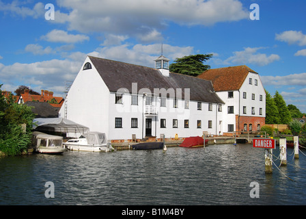 Hambleden Mühle, Hambleden Lock, Hambleden, Buckinghamshire, England, Vereinigtes Königreich Stockfoto