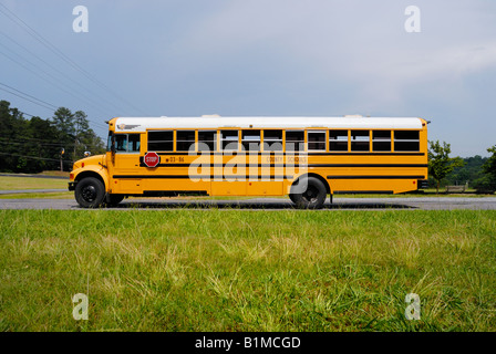 Klassische amerikanische Schulbus Stockfoto