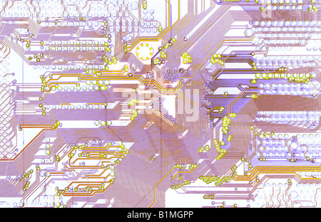Verkehrskarte - Motherboard Stockfoto
