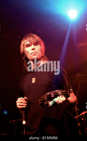 Ian Brown live im Konzert Stockfoto