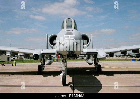 USAF A-10 Thunderbolt II Kampfflugzeuge auf statische Anzeige beim RIAT Fairford 2005 Stockfoto