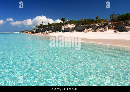 Tropisches Paradies in Turks- und Caicosinseln Stockfoto