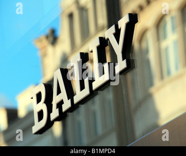 Bally Schuhgeschäft London Stockfoto
