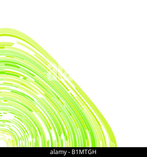 Vektor-Illustration eines modernen glatten ursprünglichen abstrakten Hintergrund in grüner Farbe Stockfoto