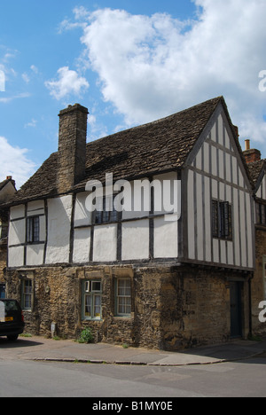 Haus, High Street, Lacock, Wiltshire, England, Vereinigtes Königreich Stockfoto