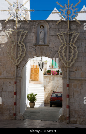 Locorotondo, Apulien, Italien Stockfoto