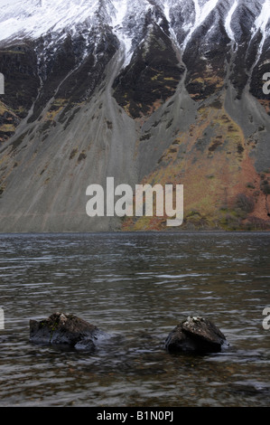 Wastwater Geröllhalden von Wast Wasser. Stockfoto