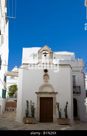 Locorotondo, Apulien, Italien Stockfoto