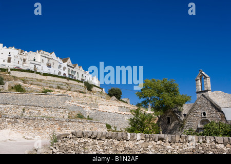 Locorotondo, Apulien, Italien Stockfoto