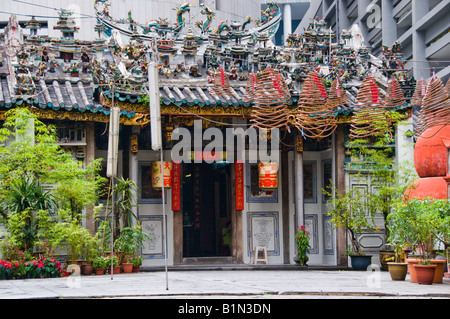 Yueh-Hai-Ching-Tempel in Singapur Stockfoto