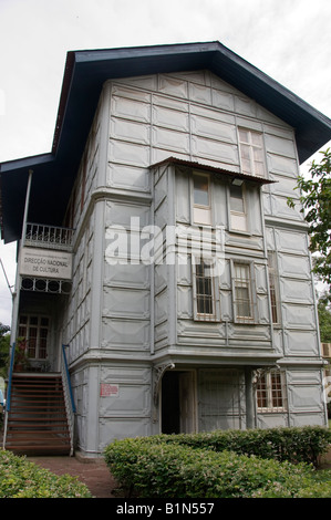 Die Casa de Ferro (eiserne Haus) im späten 19. Jahrhundert als Residenz des Gouverneurs von Eiffel entworfen. Maputo, Mosambik. Stockfoto