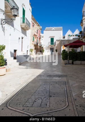 Locorotondo, Apulien, Italien Stockfoto