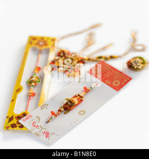 Nahaufnahme des rakhis Stockfoto