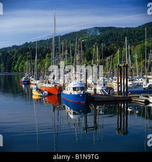 Ganges-Hafen von Saltspring, Gulf Islands, b.c., Kanada Stockfoto